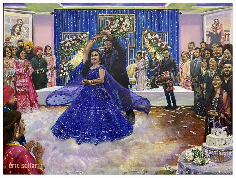 Live Wedding Painter